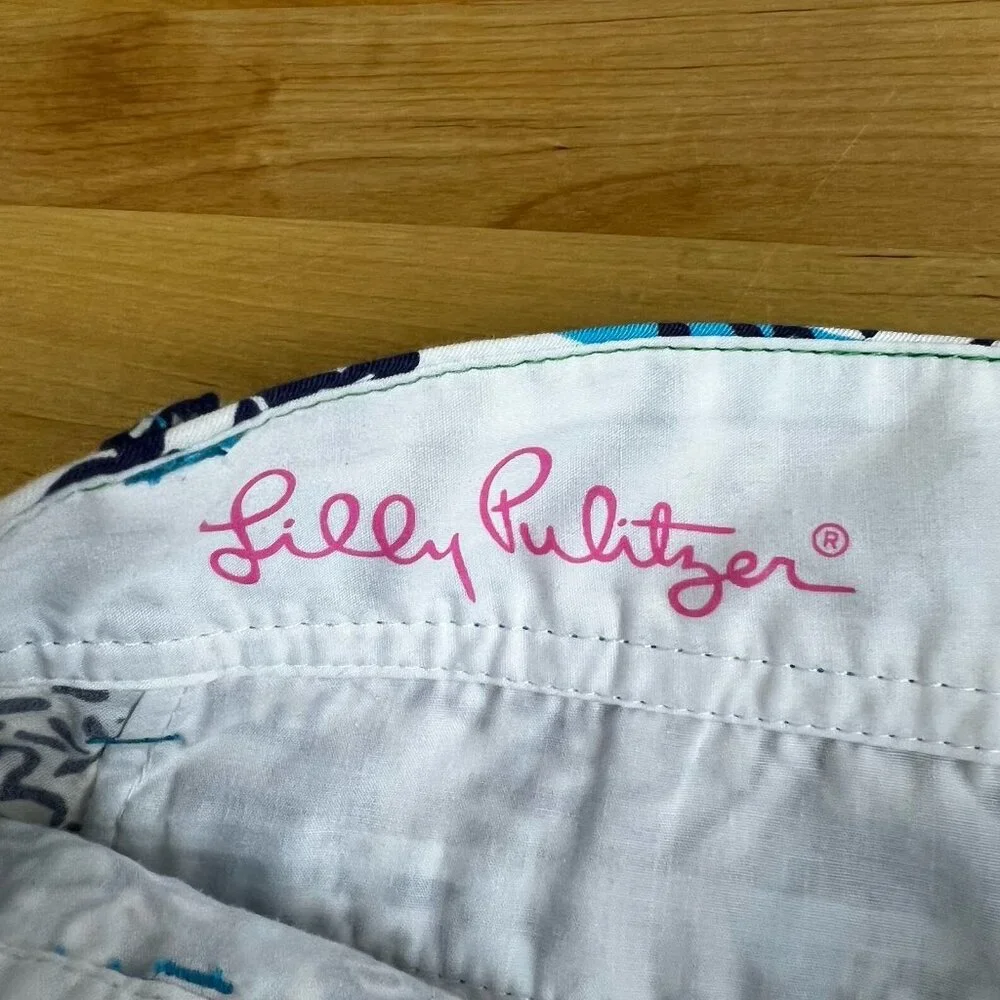 LILLY PULITZER The Walsh Short Size 000 Hippy Happy Shake Low Rise 3